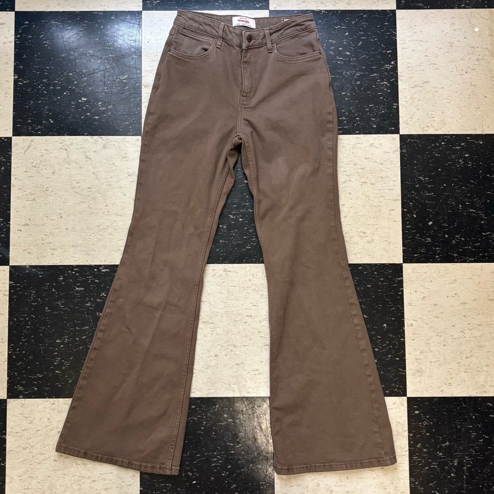 WRANGLER Brown Flared Bell Bottom Jeans